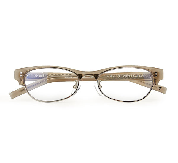 Closed Caption Optical / Grey & Blue - Light Lens - Shade Files